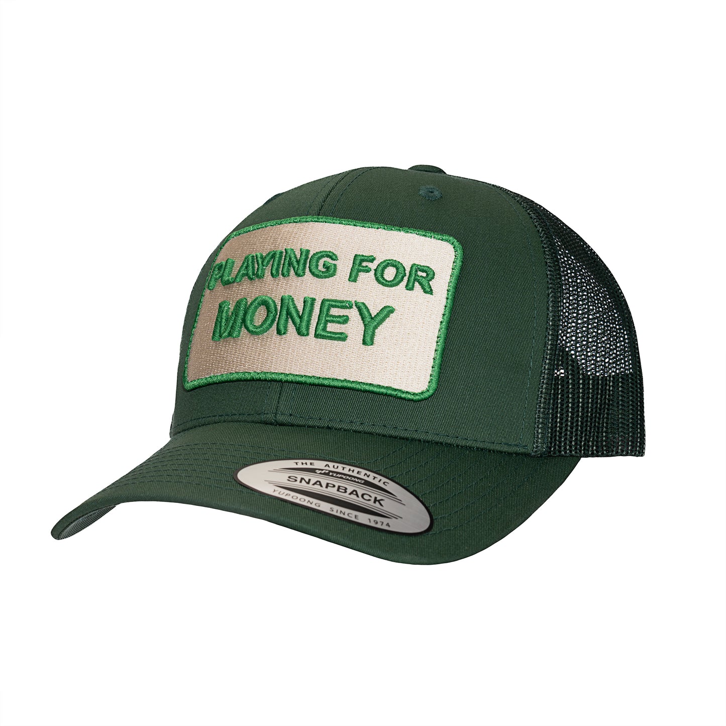 Trucker-keps - Playing For Money - grön