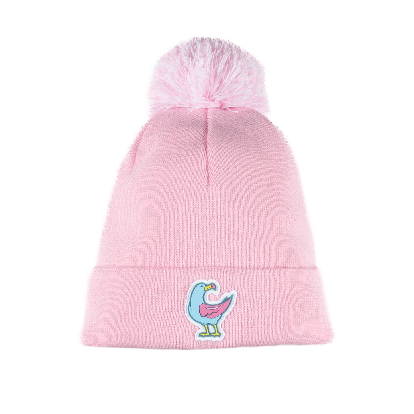 Beanie - PomPom - Albatross - pink
