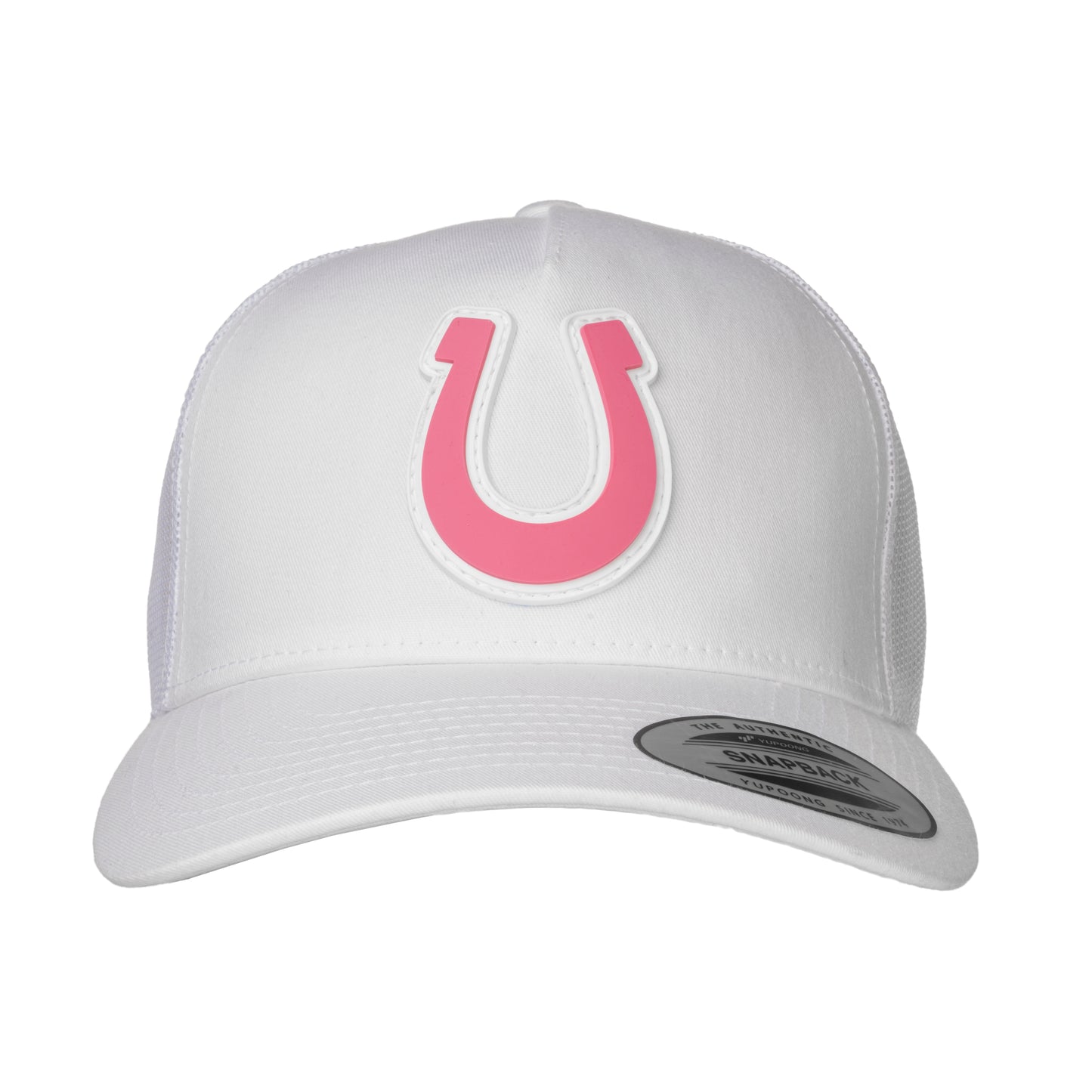Trucker-keps - Rosa Hästsko - vit