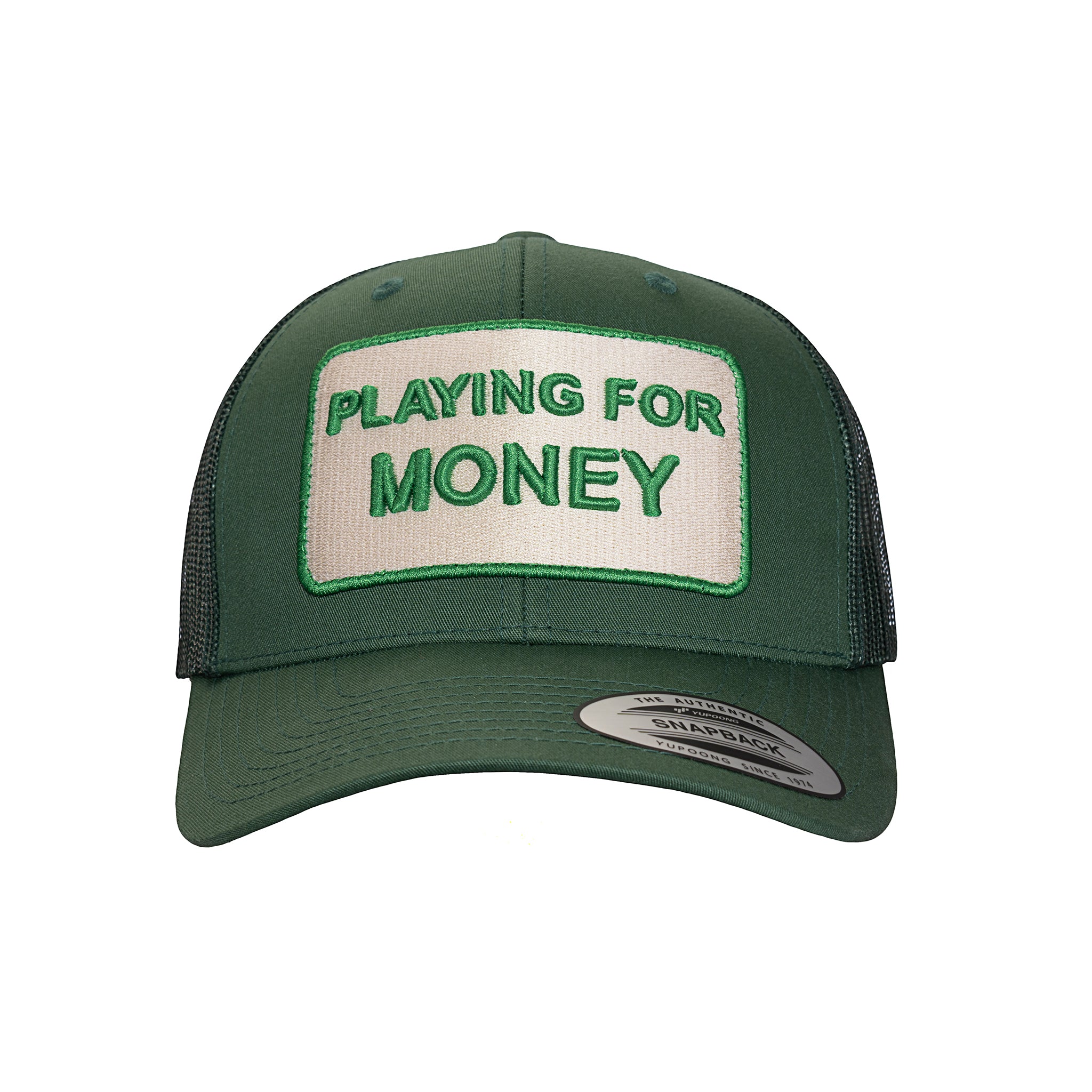 Trucker cap - Playing For Money - green