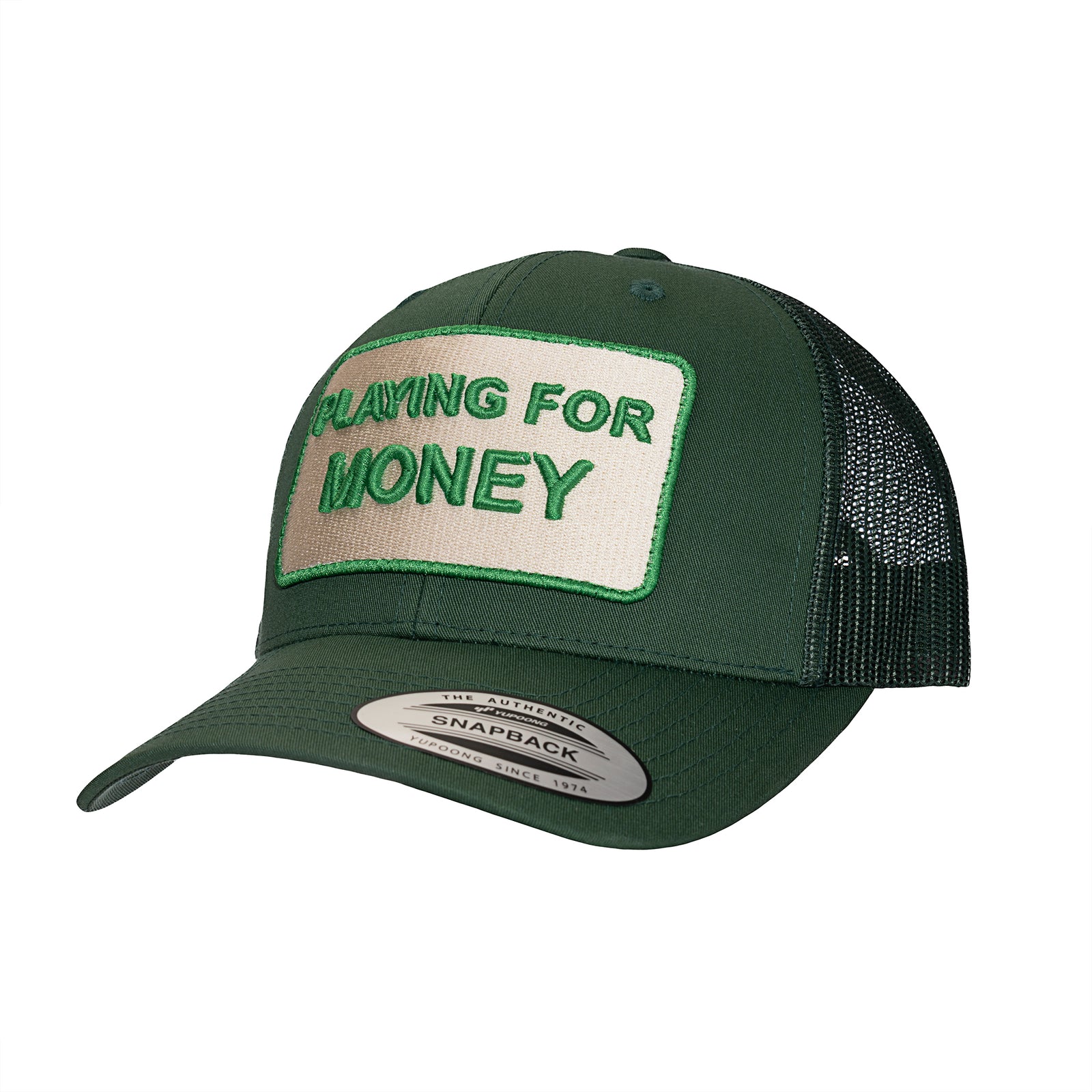 Trucker cap - Playing For Money - green