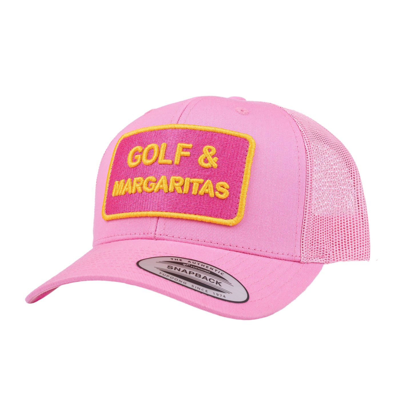 Trucker cap - Golf And Margaritas - pink
