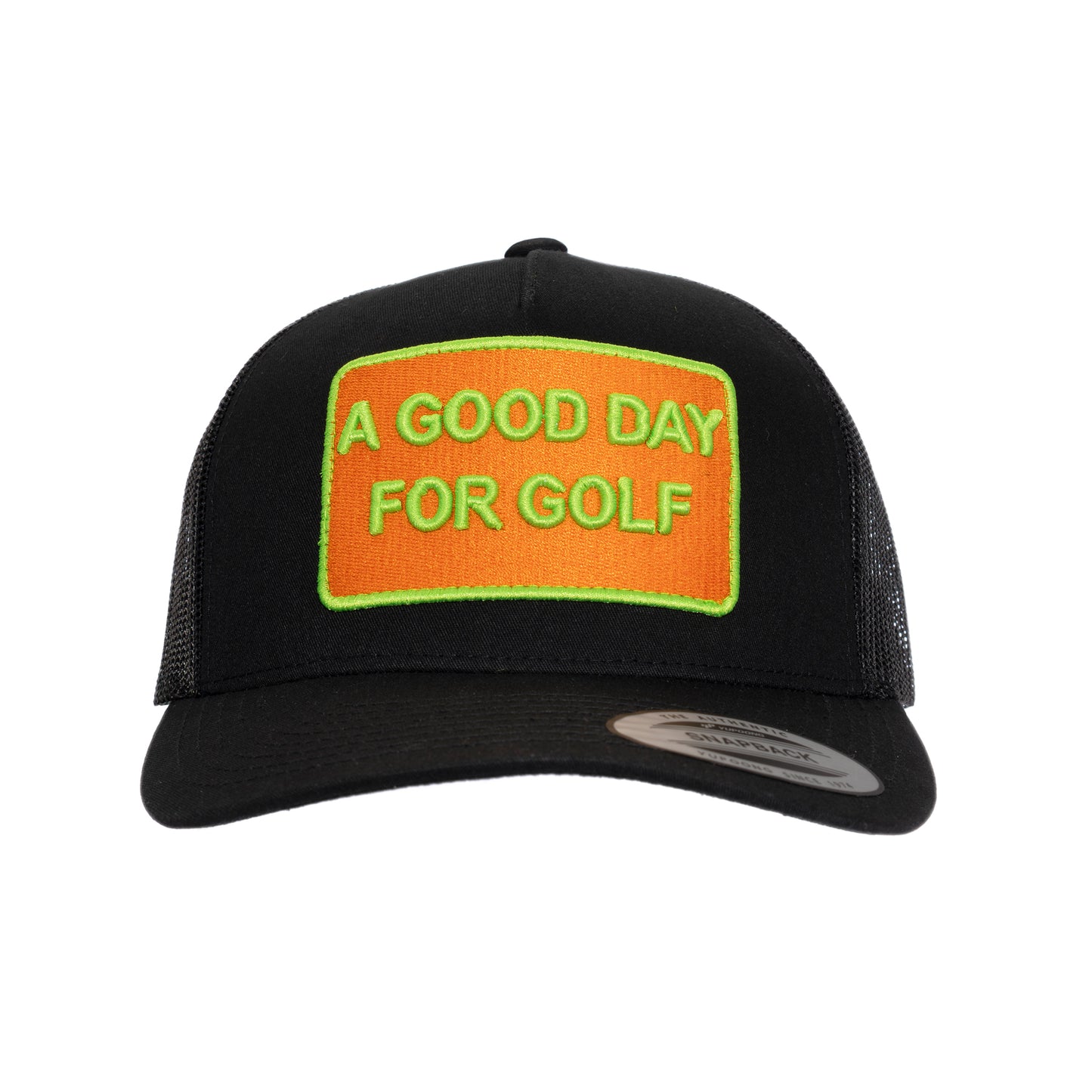 Trucker cap - A Good Day For Golf - black