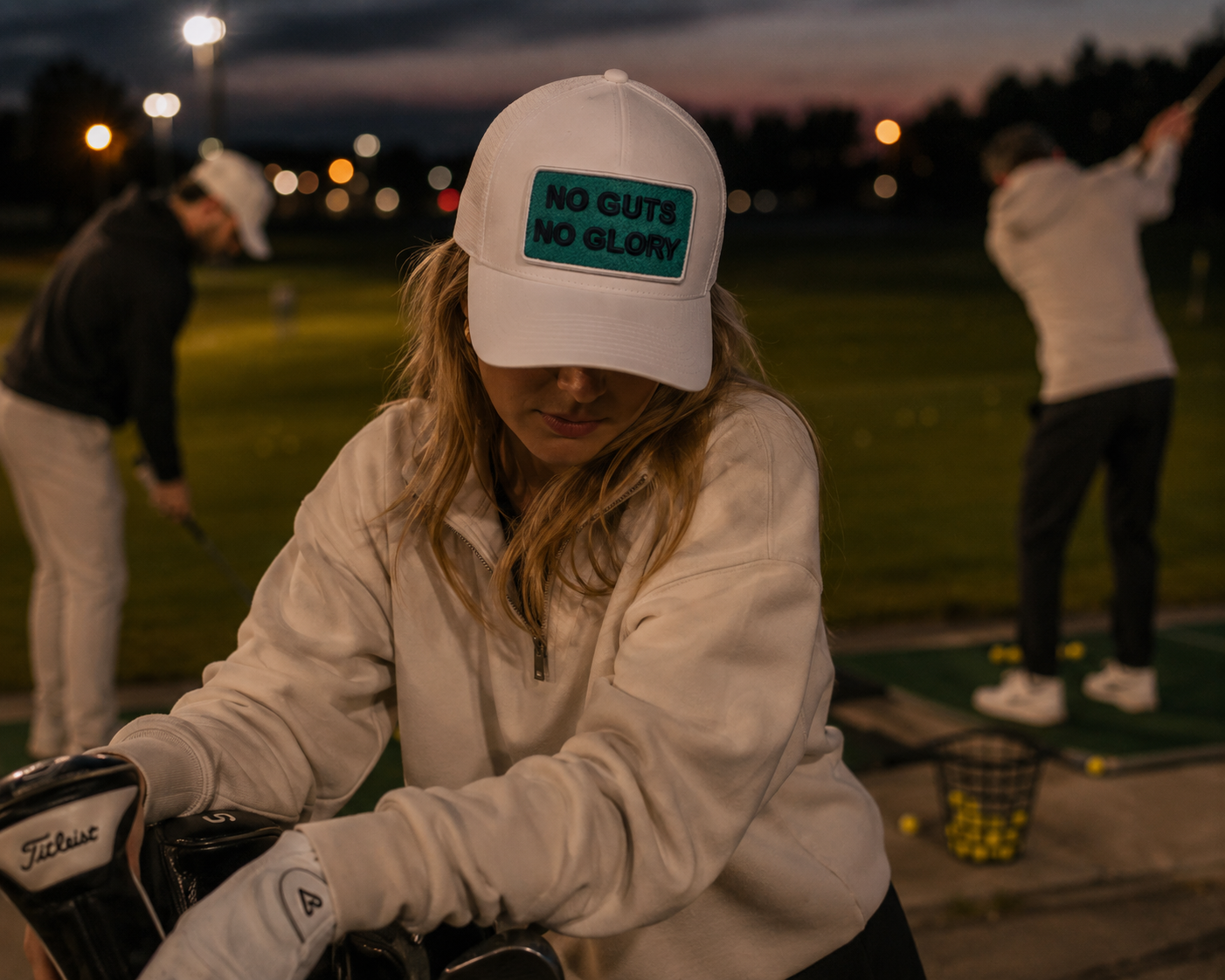 Trucker cap - No Guts No Glory - white