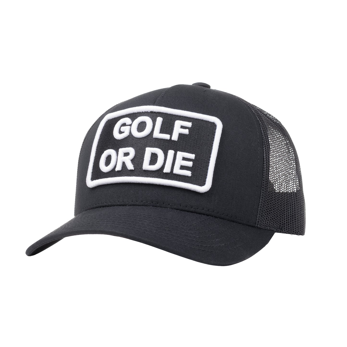 Trucker cap - Golf Or Die- black