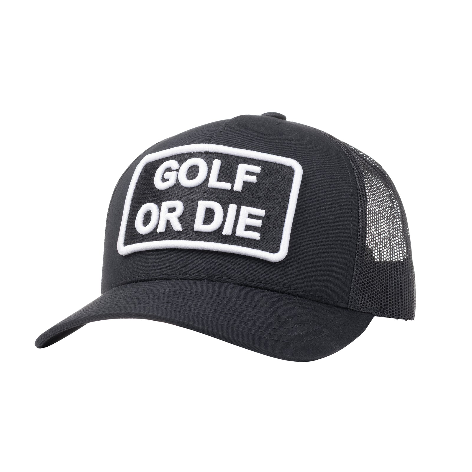 Trucker-keps - Golf Or Die - svart