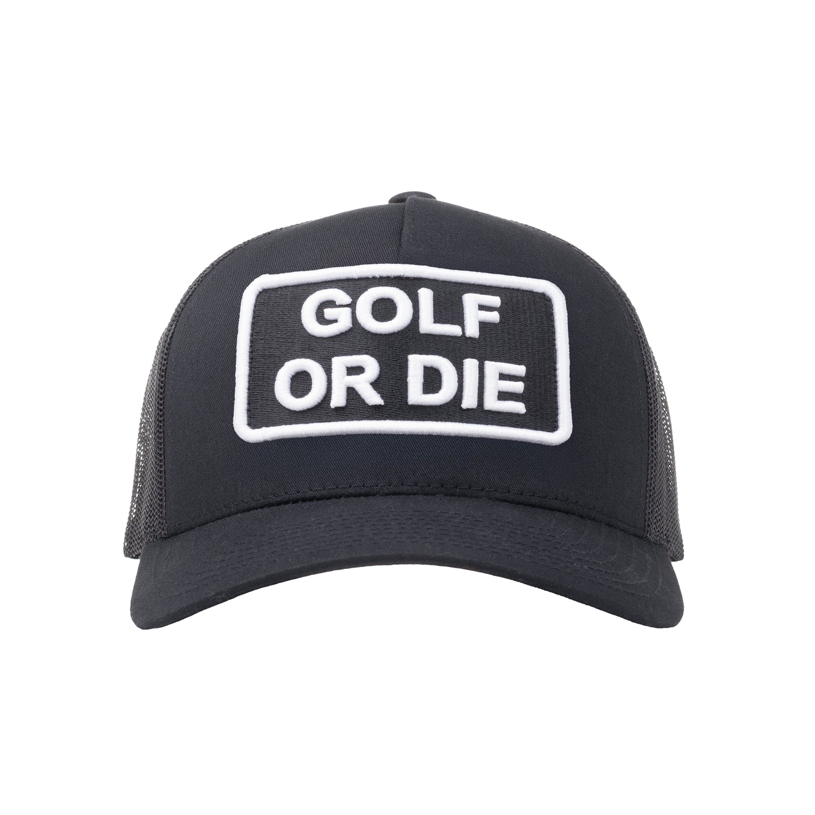Trucker-keps - Golf Or Die - svart