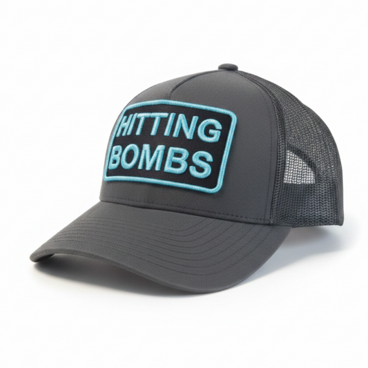 Trucker cap - Hitting Bombs - grey