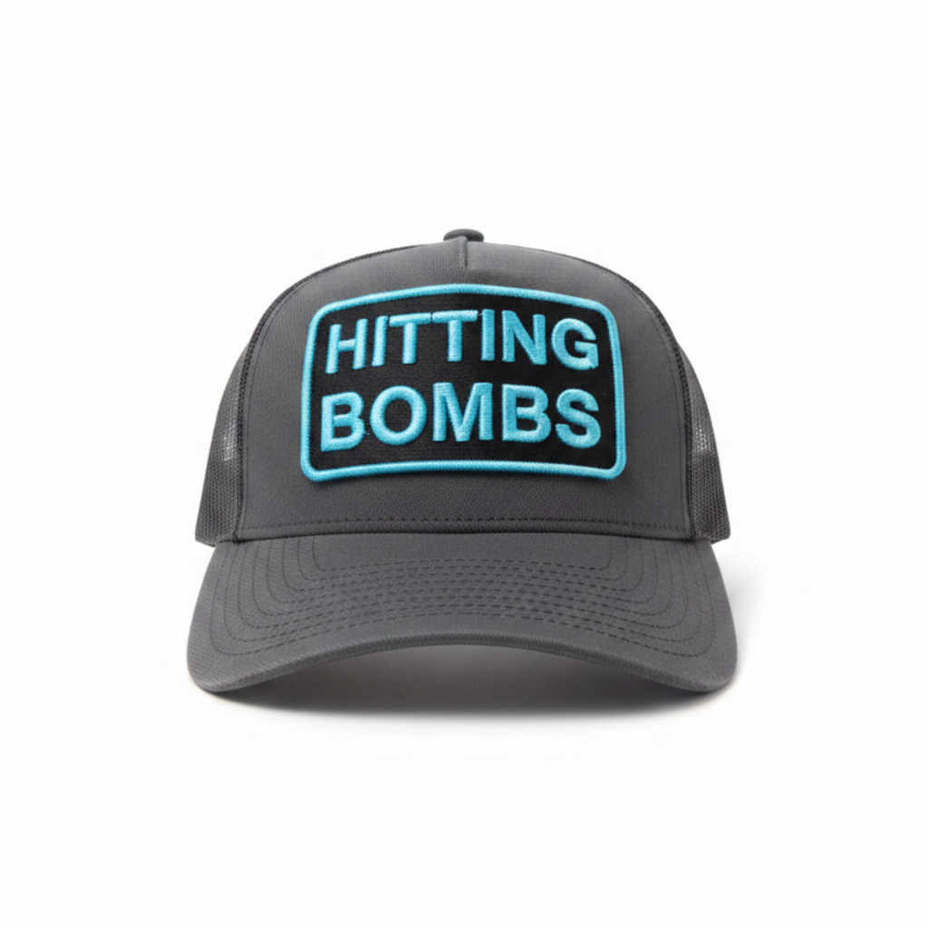 Trucker cap - Hitting Bombs - grey