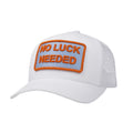 Trucker cap - No Luck Needed - white