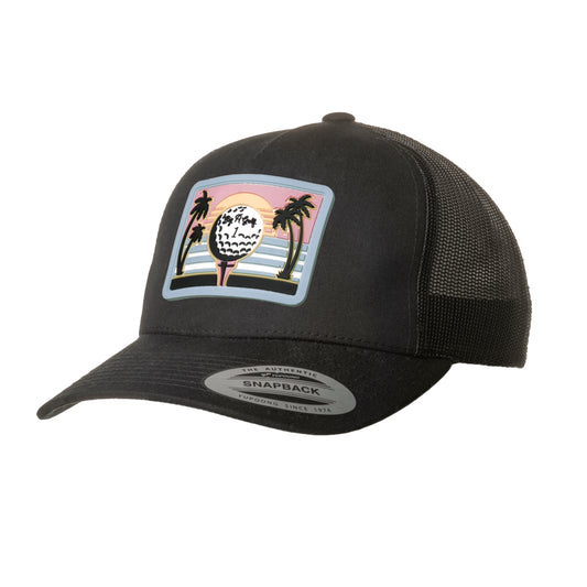 Trucker cap - Golfball - black