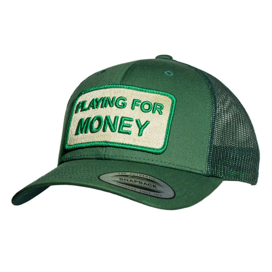 Trucker-keps - Playing For Money - grön