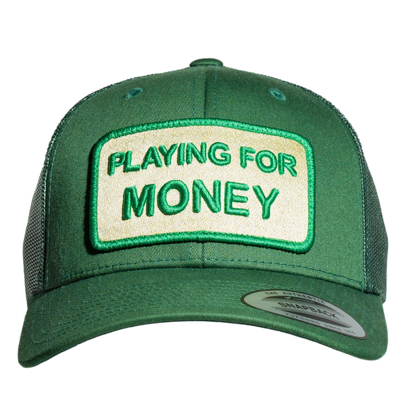 Trucker cap - Playing For Money - green