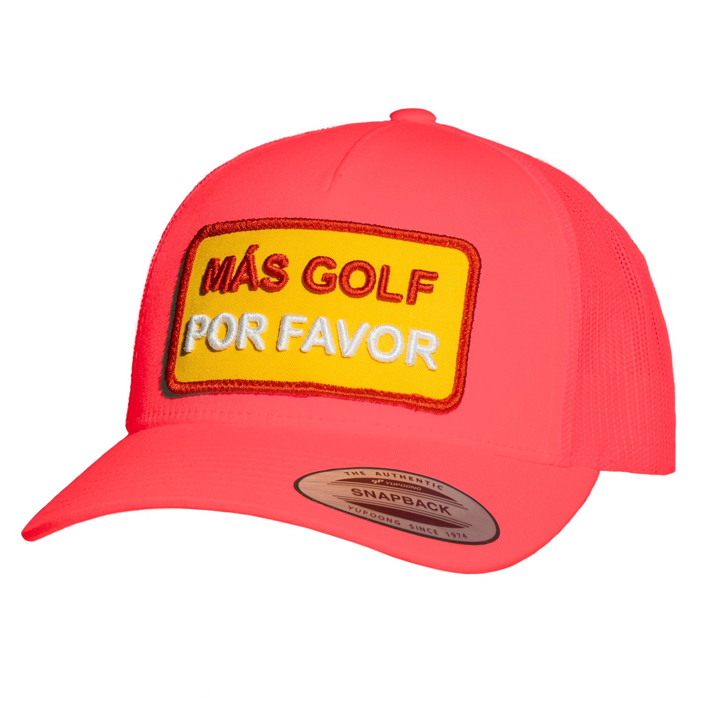 Trucker cap - Más Golf Por Favor - red