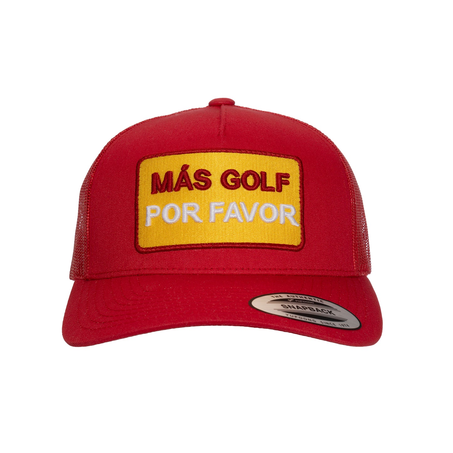 Trucker cap - Más Golf Por Favor - red