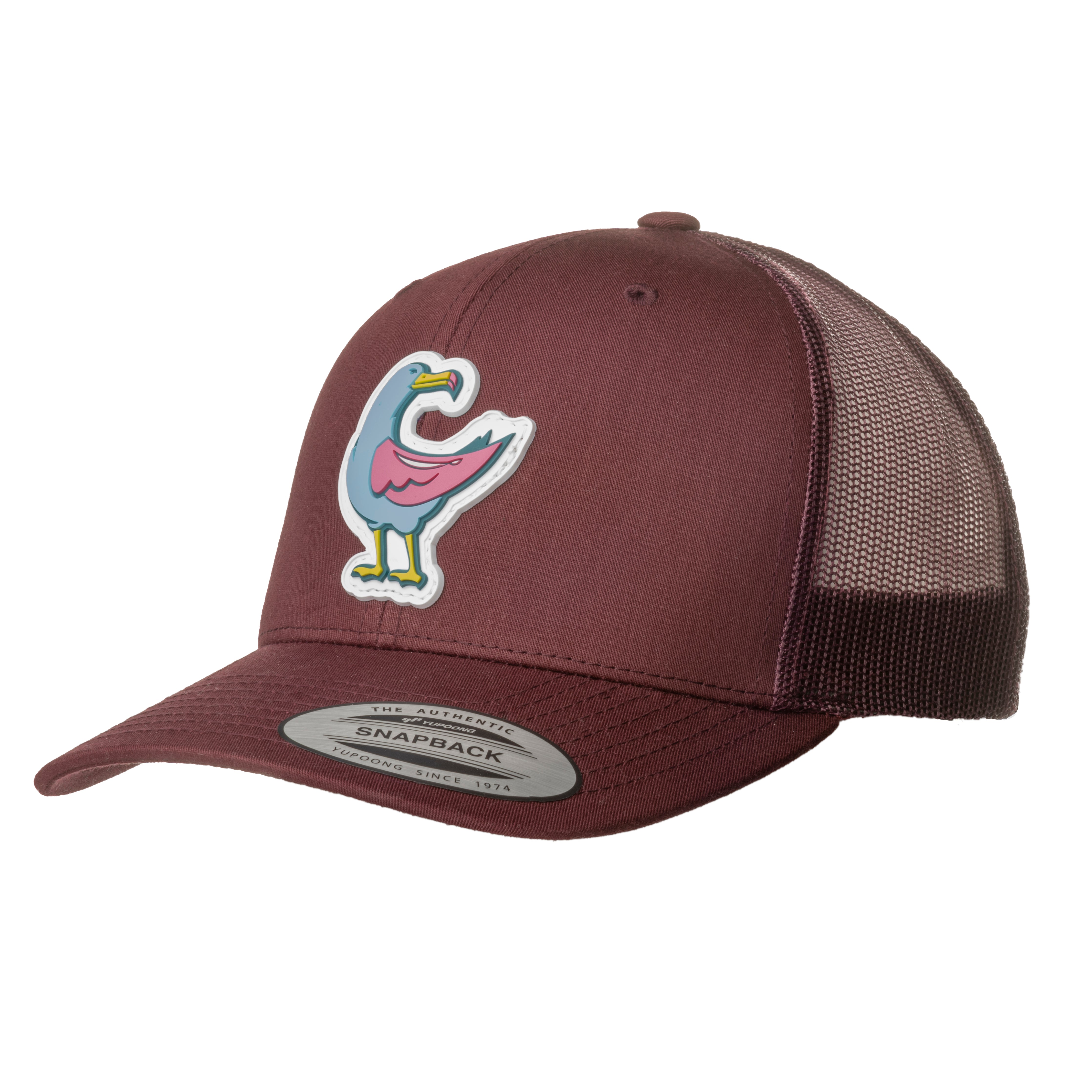 Burgundy cheap trucker cap