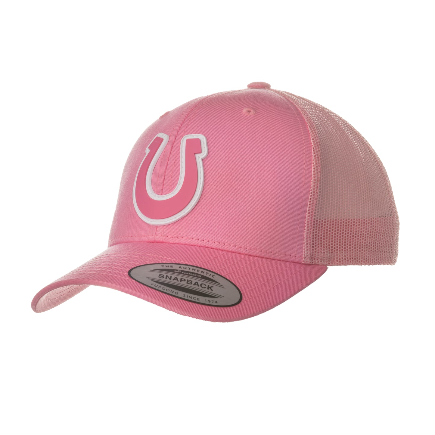 Trucker cap Pink Horseshoe pink – Big A Golf - Main Image